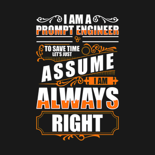 /imagine Prompt Engineering Prompt Engineer T-Shirt