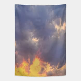 Fire In The Sky Tapestry