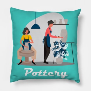 Pottery Experience Day Pillow