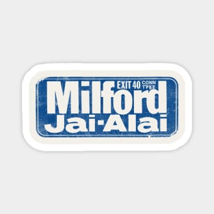 Milford Jai-Alai - 1970s Aesthetic Magnet