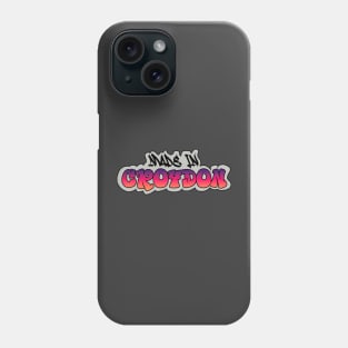 Made in Croydon I Garffiti I Neon Colors I Red Phone Case