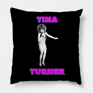 Tina Turner - Retro Musician, celebrity, and Actress Pillow