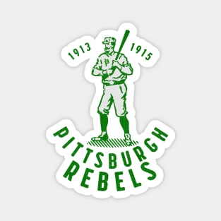 Original Pittsburgh Rebels Baseball 1913-1915 Magnet