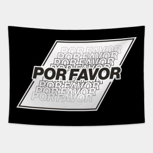 Por Favor - BLACK Tapestry