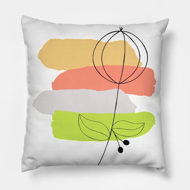 simple floral Pillow by Evart Cretions