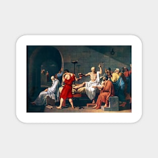 The Death of Socrates, 1787 artwork (H419/0519) Magnet