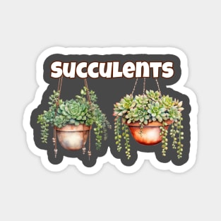 Succulent and Cactus Lover Magnet