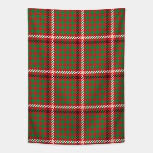 Christmas plaid-check-tartan pattern Tapestry