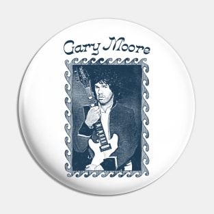 Gary Moore / Irish Guitarist Design Pin