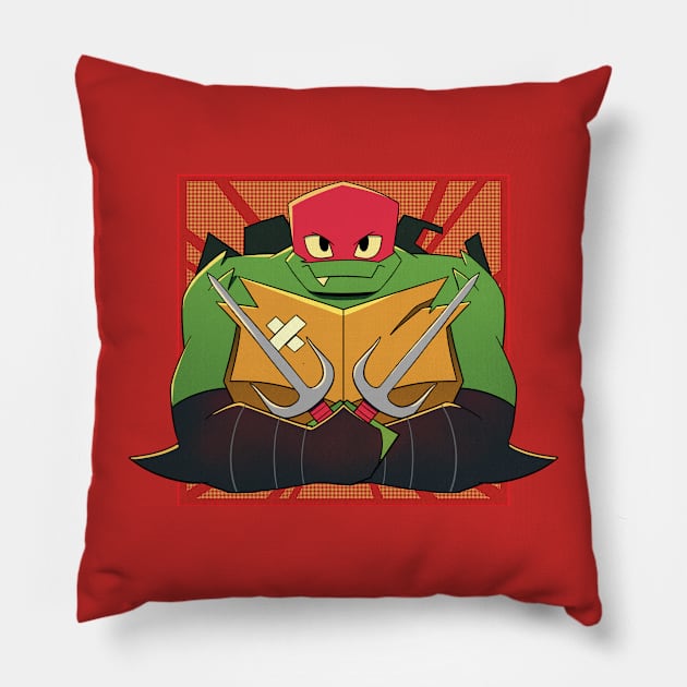 Raph Square Pillow by HoneyLief