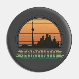 Toronto - Retro Design Pin