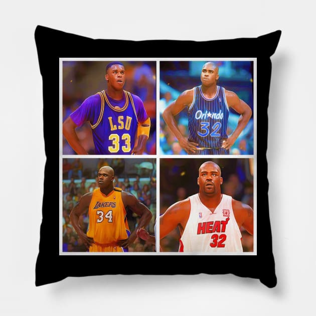 Shades Of Shaq Pillow by M.I.M.P.