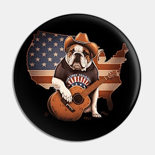 Country Bulldog Pin