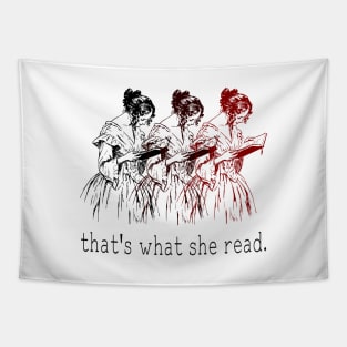 That's What She Read Tapestry