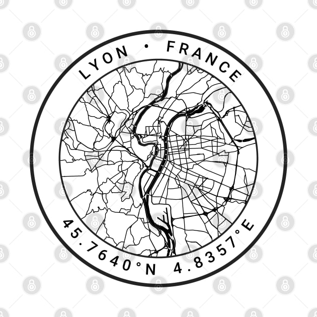 Lyon Map by Ryan-Cox