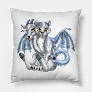 Chimera Cubs: Blue Cheetah Pillow