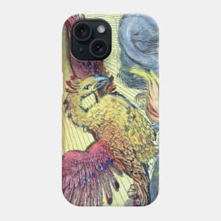 Colorful Phoenix is Reborn From the Ashes of Fire Phone Case