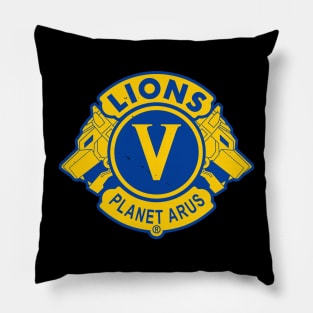 Lion Team Club 80's Robot Mecha Cartoon Pillow