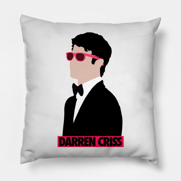 Darren With Pink Shades Pillow by byebyesally