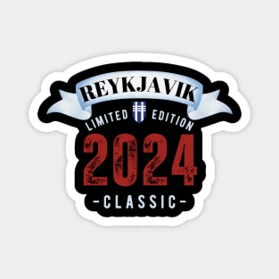 Reykjavik Iceland  Christmas Present T-Shirt 2024 Classic Magnet