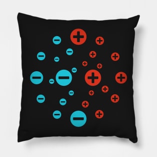 Polar Covalent Bond Pattern Pillow