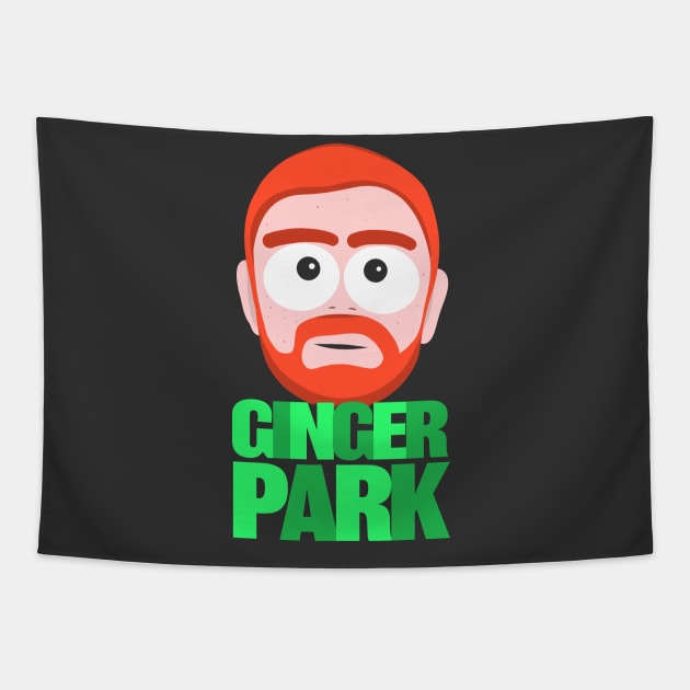 Ginger Park - If Comedian Andrew Santino Was a South Park Character Tapestry by Ina