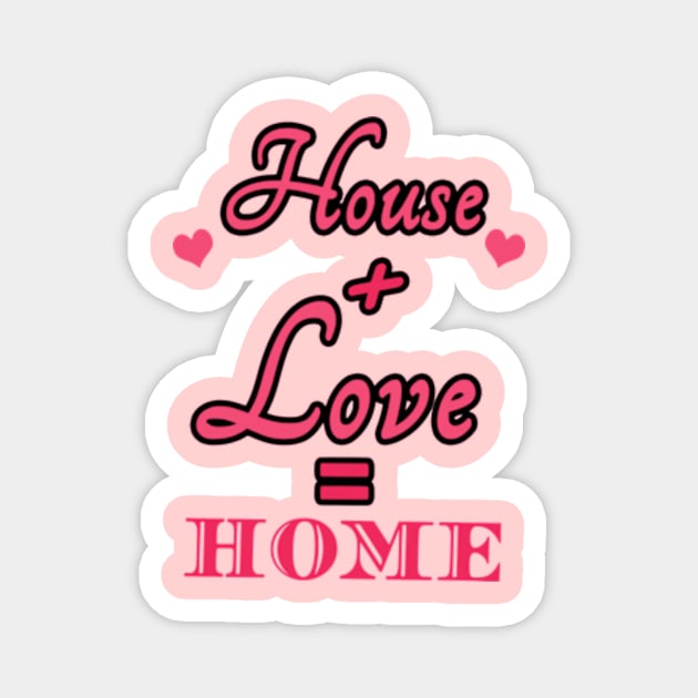 House Love Home Magnet by Shop Ovov