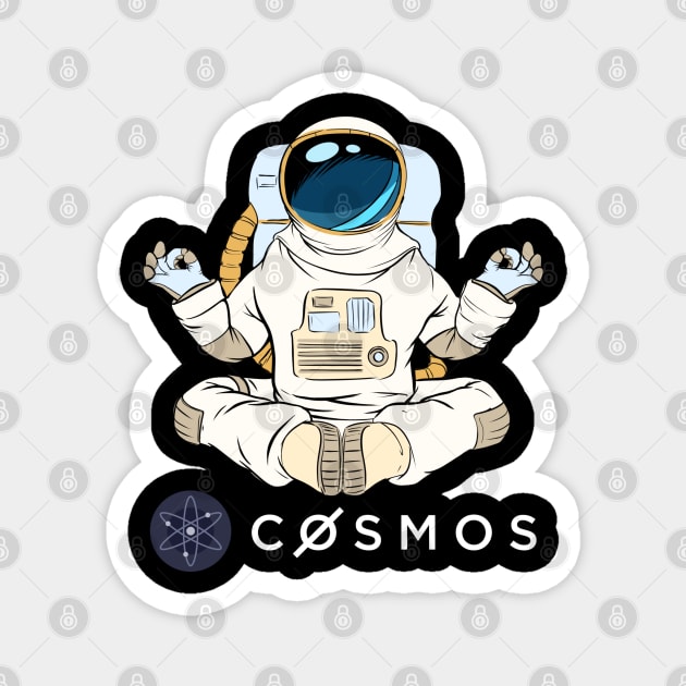Cosmos  Crypto Cryptocurrency ATOM  coin token Magnet by JayD World