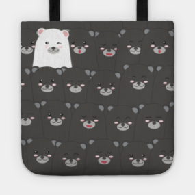 Cartoon Bears Tote Bags Teepublic Uk