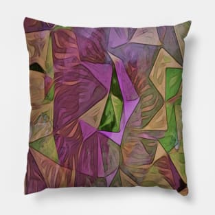 window of church, colorful glass Pillow