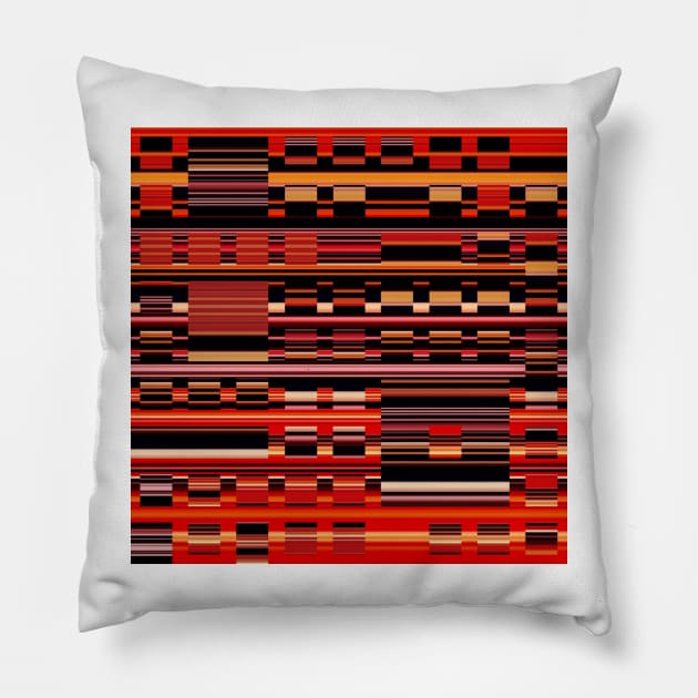 Stripes in Juxtaposition Pillow by DANAROPER