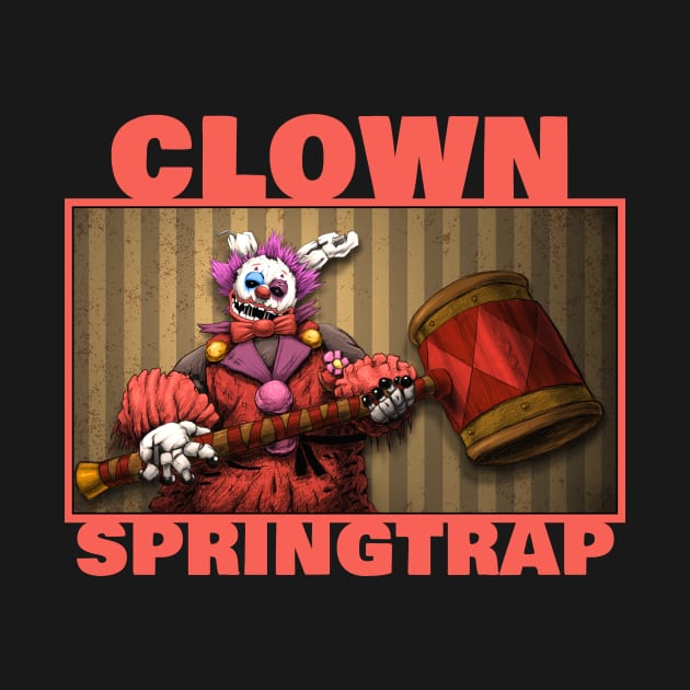 FNAF Clown Springtrap by halegrafx