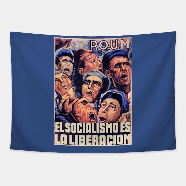 El Socialismo es la Liberacion Tapestry by mike11209