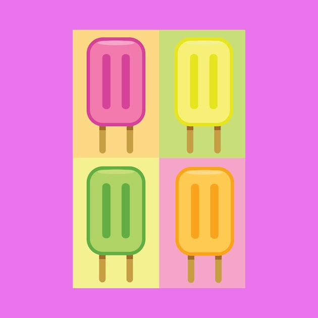 Pop Art Popsicles by magentasponge