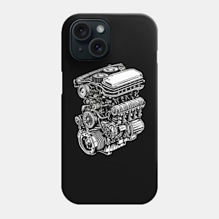 Car Engine Phone Case