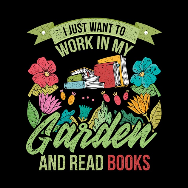 Read Books Retro Gardener by shirtsyoulike