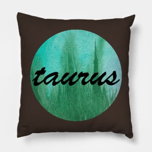 Taurus zodiac astrology sign Pillow