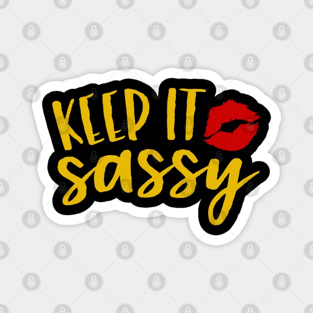 Keep It Sassy Red Lips Magnet by Grown N Sexy Diva