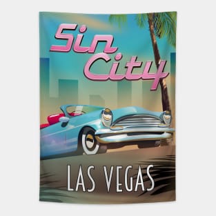 Sin City Las Vegas Tapestry