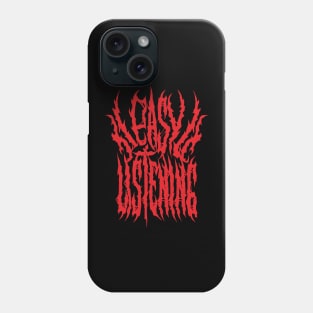 Easy Listening (red) Phone Case