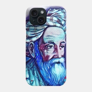 Omar Khayyam Portrait | Omar Khayyam Artwork 13 Phone Case