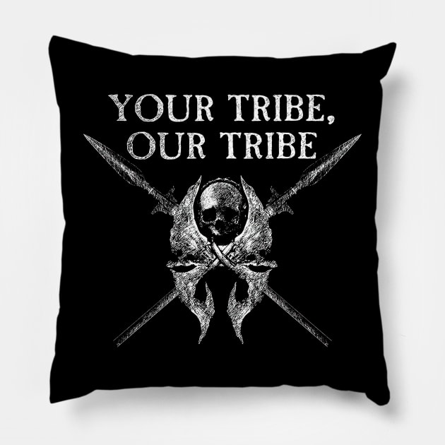 Soulfly Your Tribe Our Tribe Pillow by fancyjan