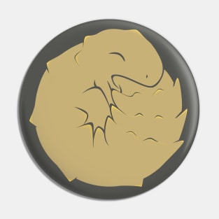 Armadillo Lizard Ball Pin