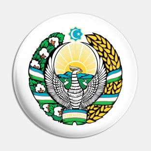 State emblem of Uzbekistan Pin