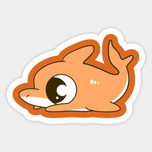 Kawaii Baby Shark Sticker for Sale by Flakey