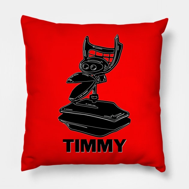 Timmy - Crow T Robot's Dark Specter Friend Pillow by TJWDraws