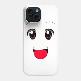 Brown Eyed Anime Smile Phone Case