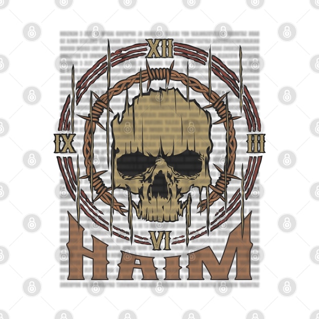 Haim Vintage Skull by darksaturday