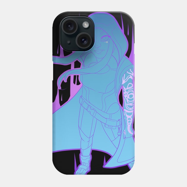 Maya the Siren (Gradient Version) Phone Case by snoozyfern