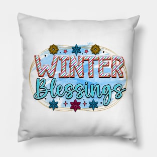 Winter Blessings Pillow